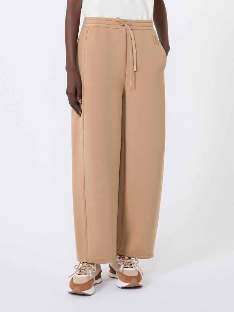 Barrel-Leg-Hose aus Scuba-Jersey - TABACK - Max Mara - 2