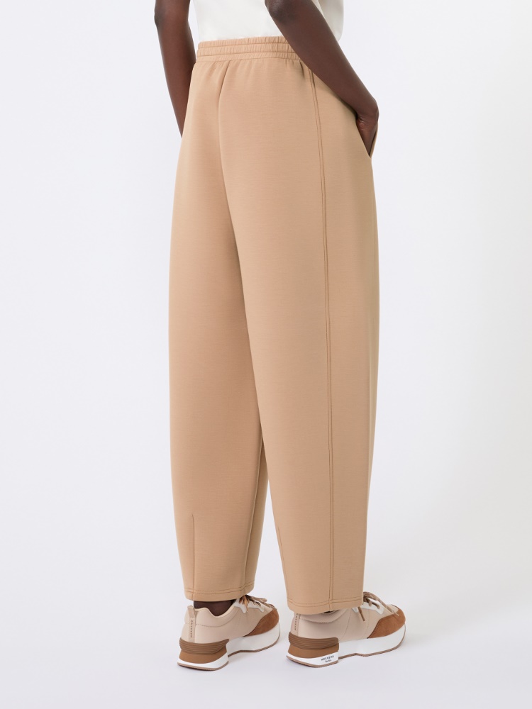 Barrel-Leg-Hose aus Scuba-Jersey - TABACK - Max Mara - 3