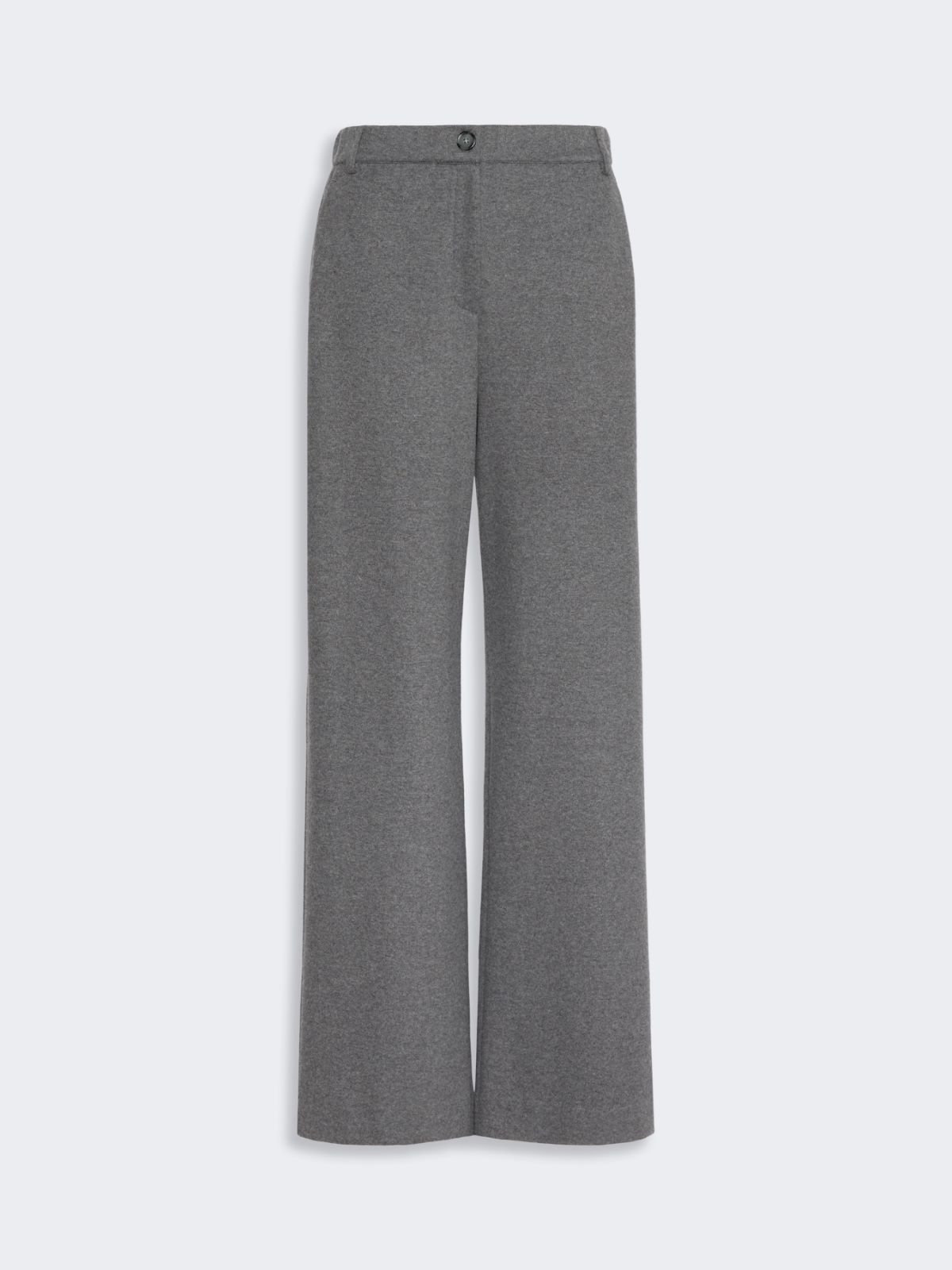 Micro jacquard jersey trousers - LIGHT GREY - Max Mara - 4