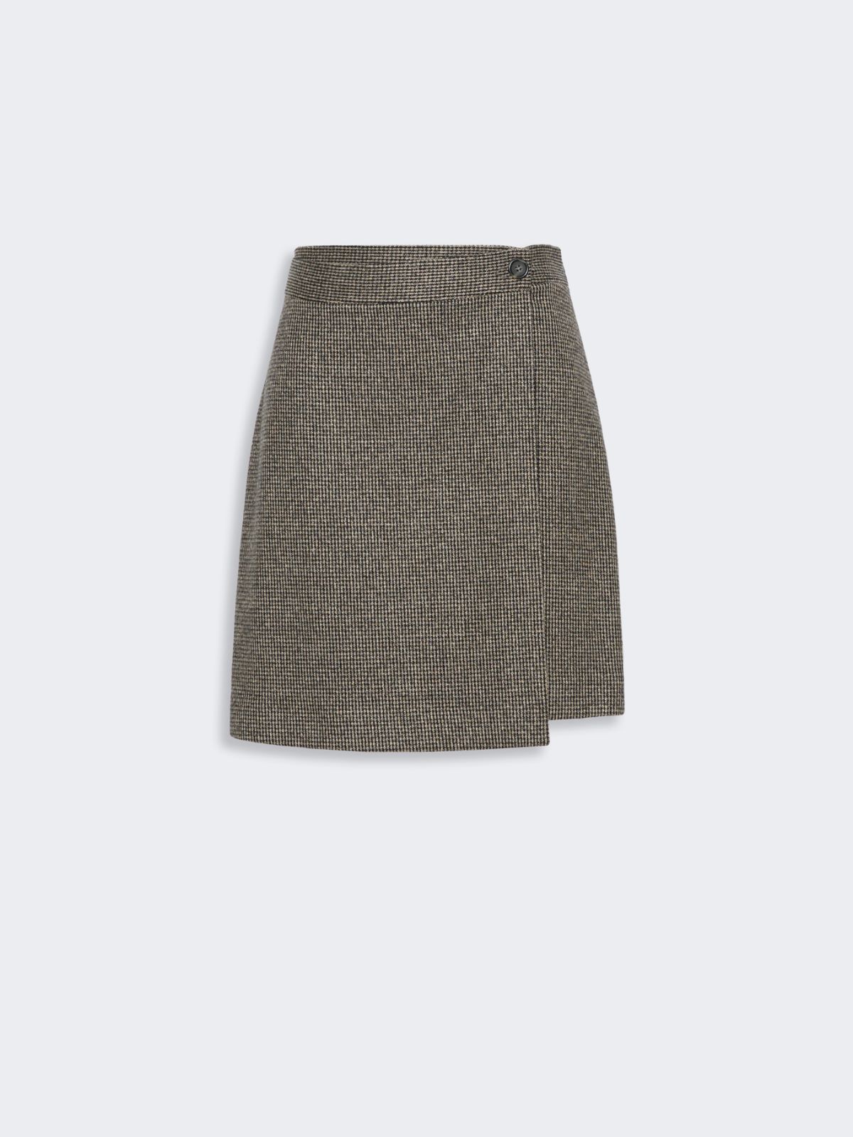 Short culottes in micro jacquard jersey - BROWN - Max Mara - 4
