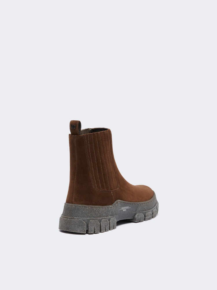 Suede ankle boots - BROWN - Max Mara - 3