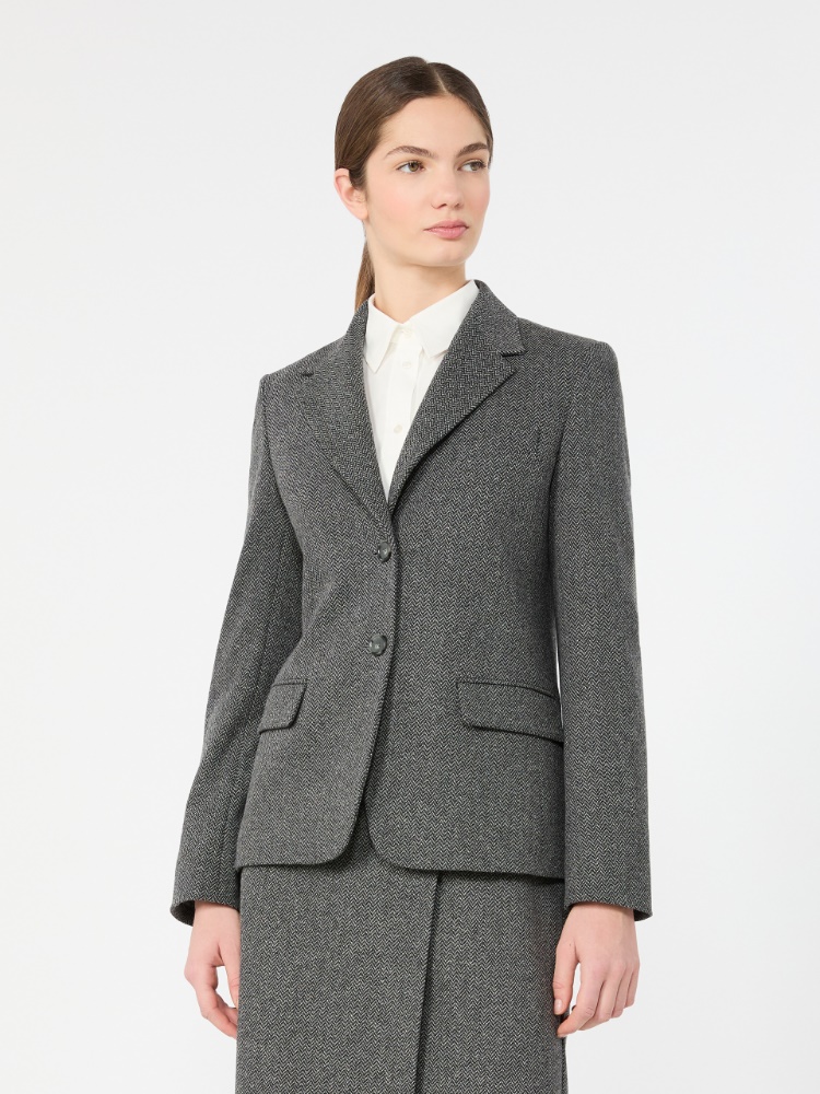 Jacquard jersey blazer - MEDIUM GREY - Max Mara - 2