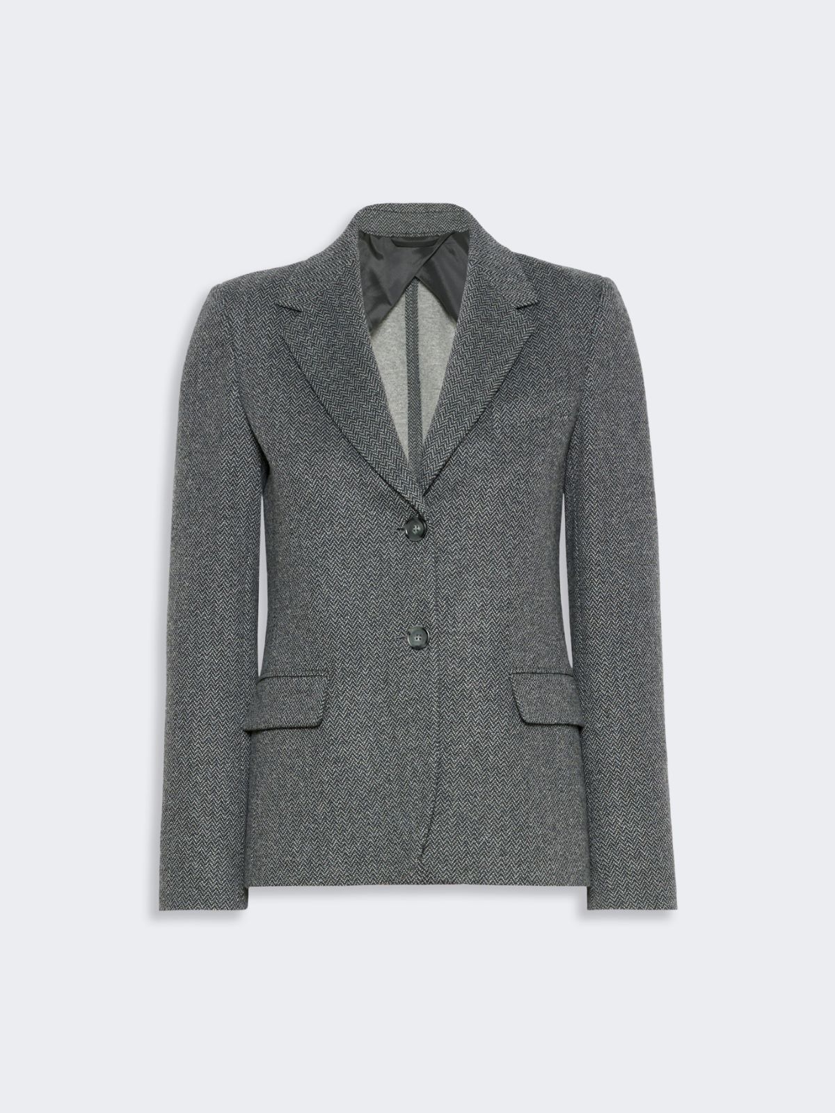 Jacquard jersey blazer - MEDIUM GREY - Max Mara - 5