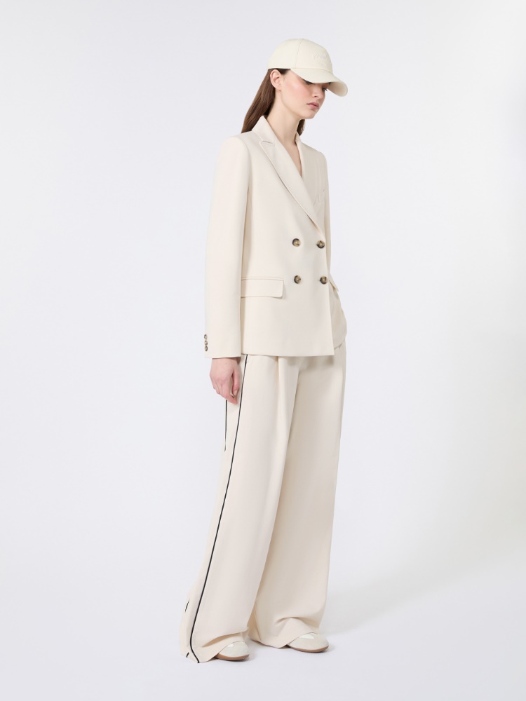 Dwurzędowa marynarka z dżerseju Milano + KOŚĆ SŁONIOWA - Max Mara