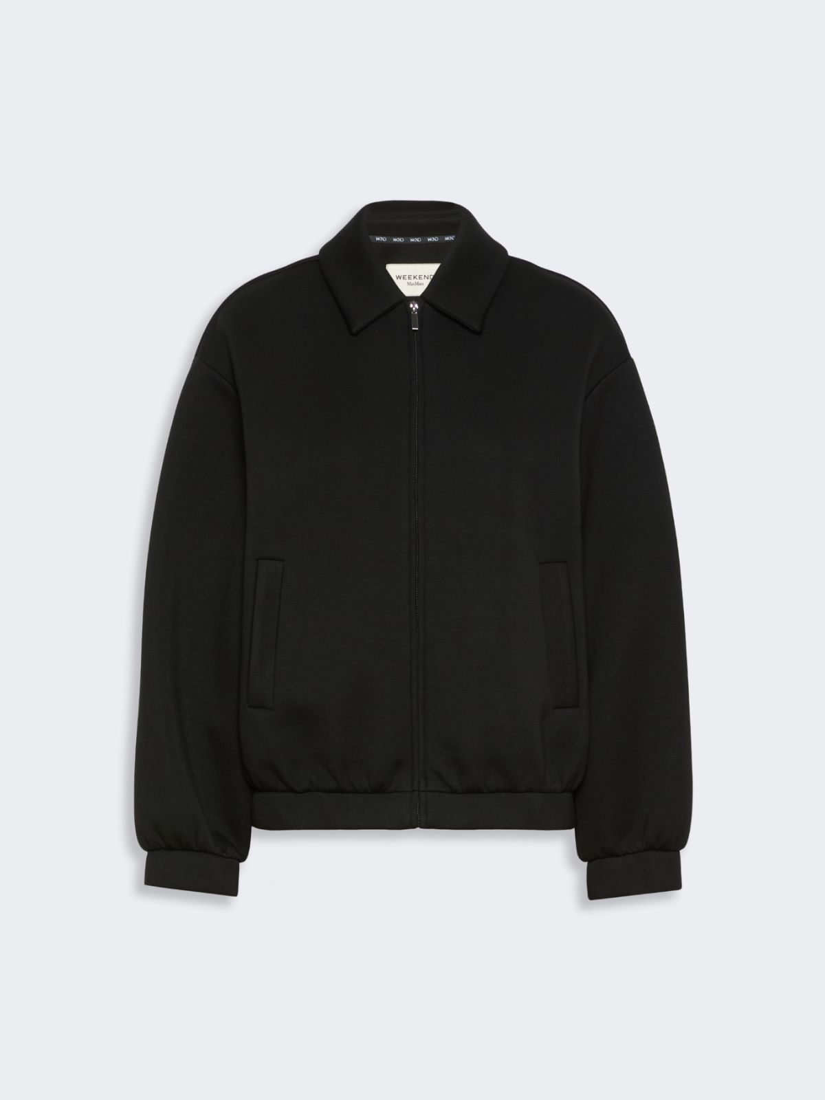 Scuba jersey bomber jacket - BLACK - Max Mara - 5
