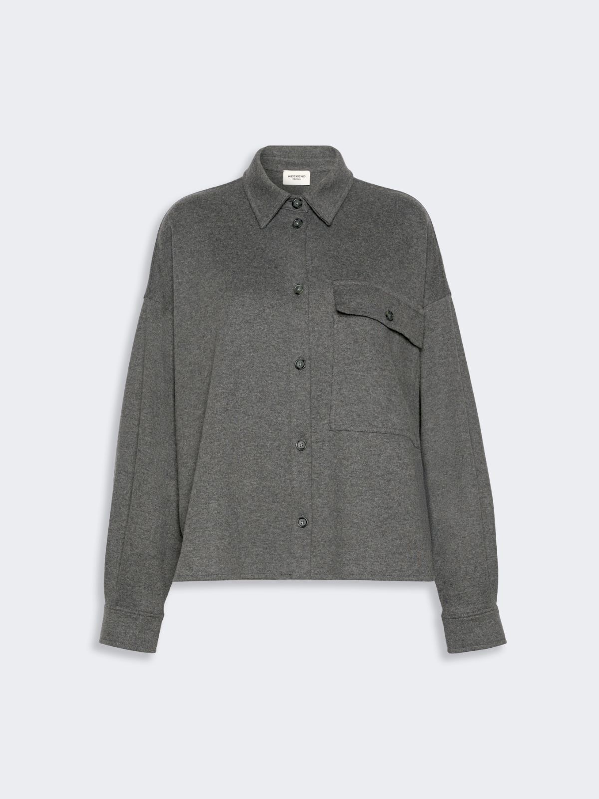 Micro jacquard jersey jacket - LIGHT GREY - Max Mara - 5