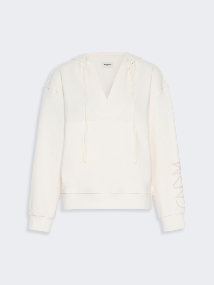 Sudadera de punto con capucha - MARFIL - 6