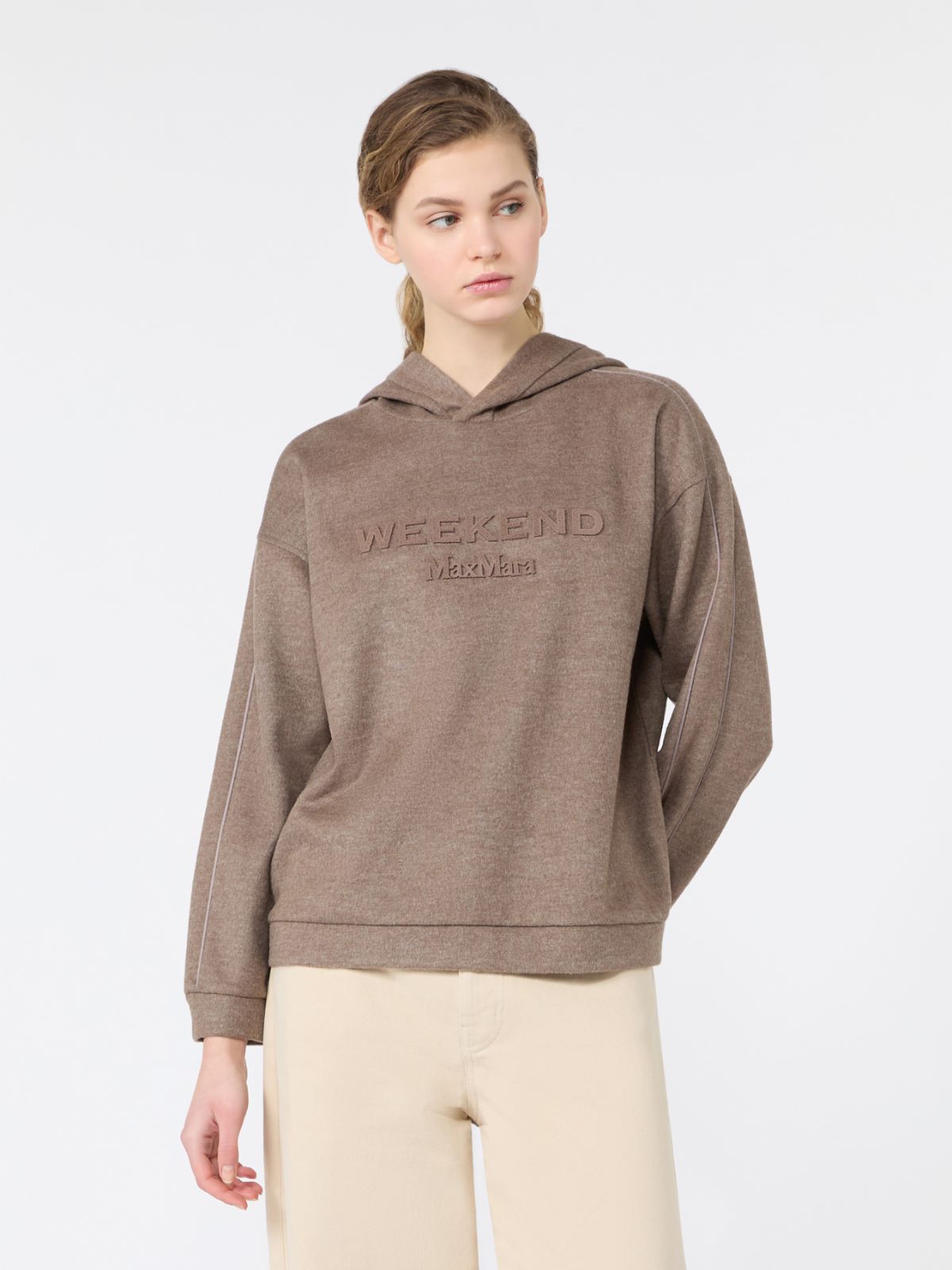 Jersey hooded sweatshirt - MARRON GLACE' - Max Mara - 2