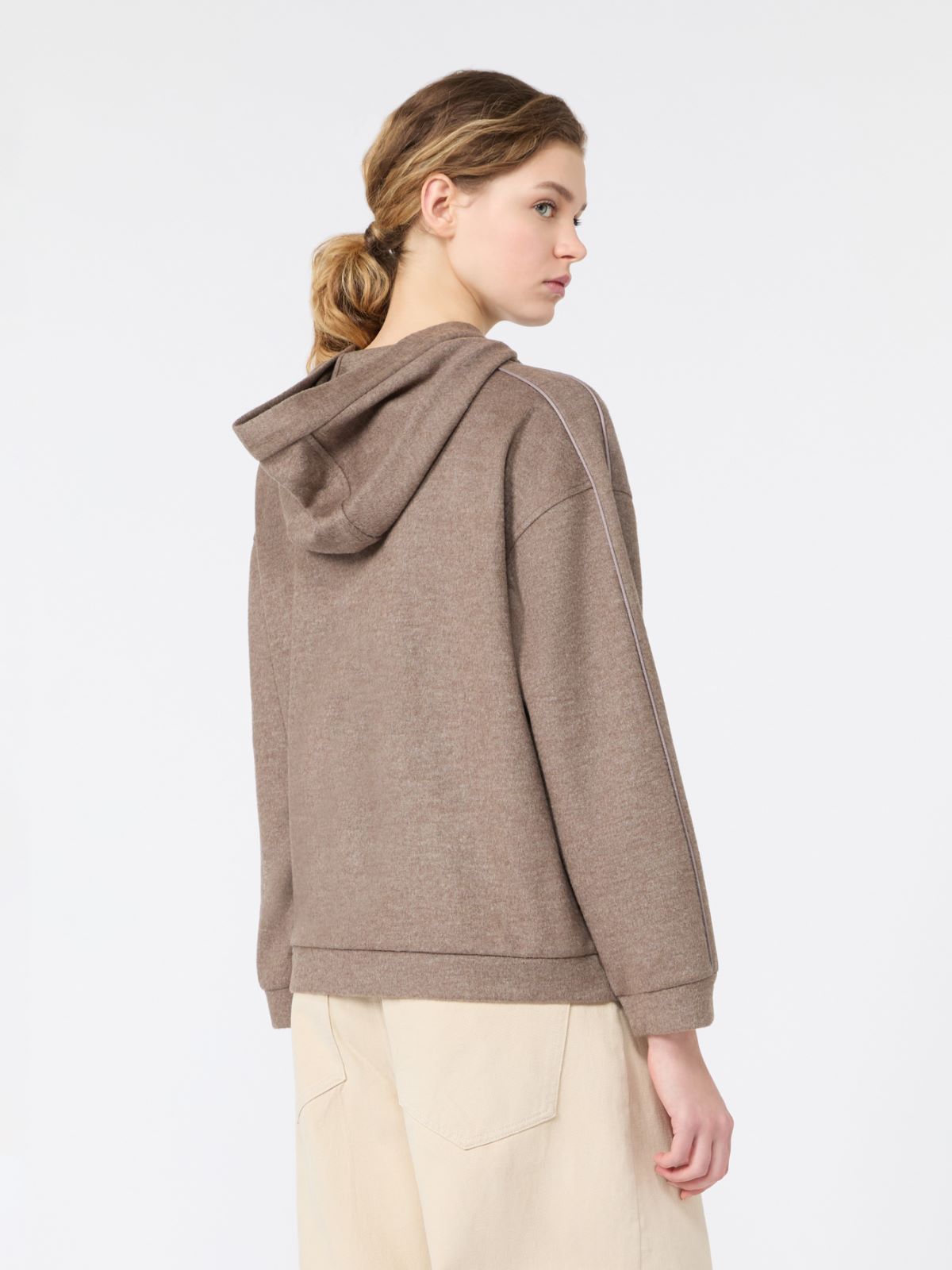 Jersey hooded sweatshirt - MARRON GLACE' - Max Mara - 3