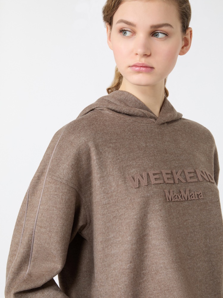 Jersey hooded sweatshirt - MARRON GLACE' - Max Mara - 5