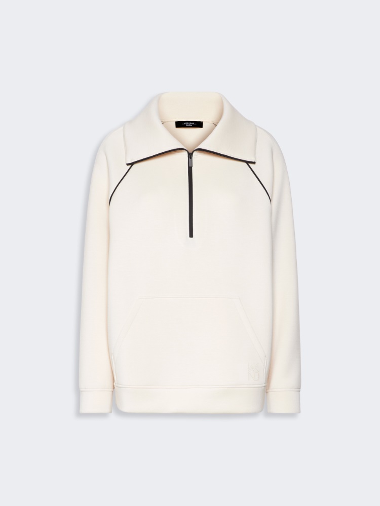 Scuba jersey sweatshirt - IVORY