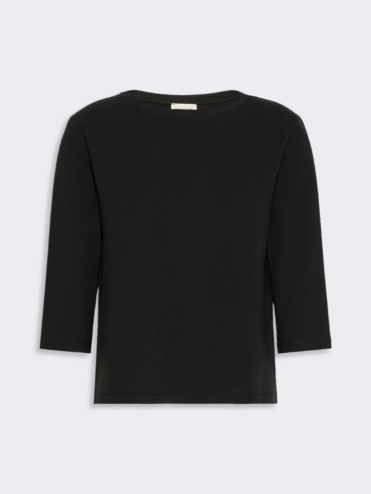 Cotton jersey T-shirt - BLACK