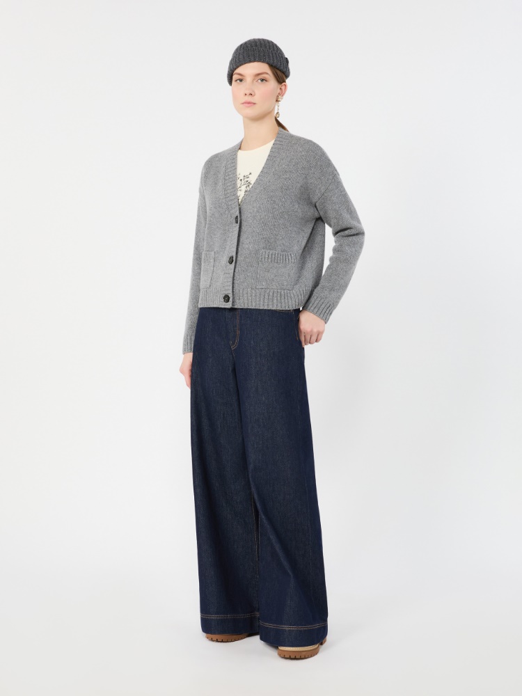 Long-sleeved jersey T-shirt - IVORY - Max Mara