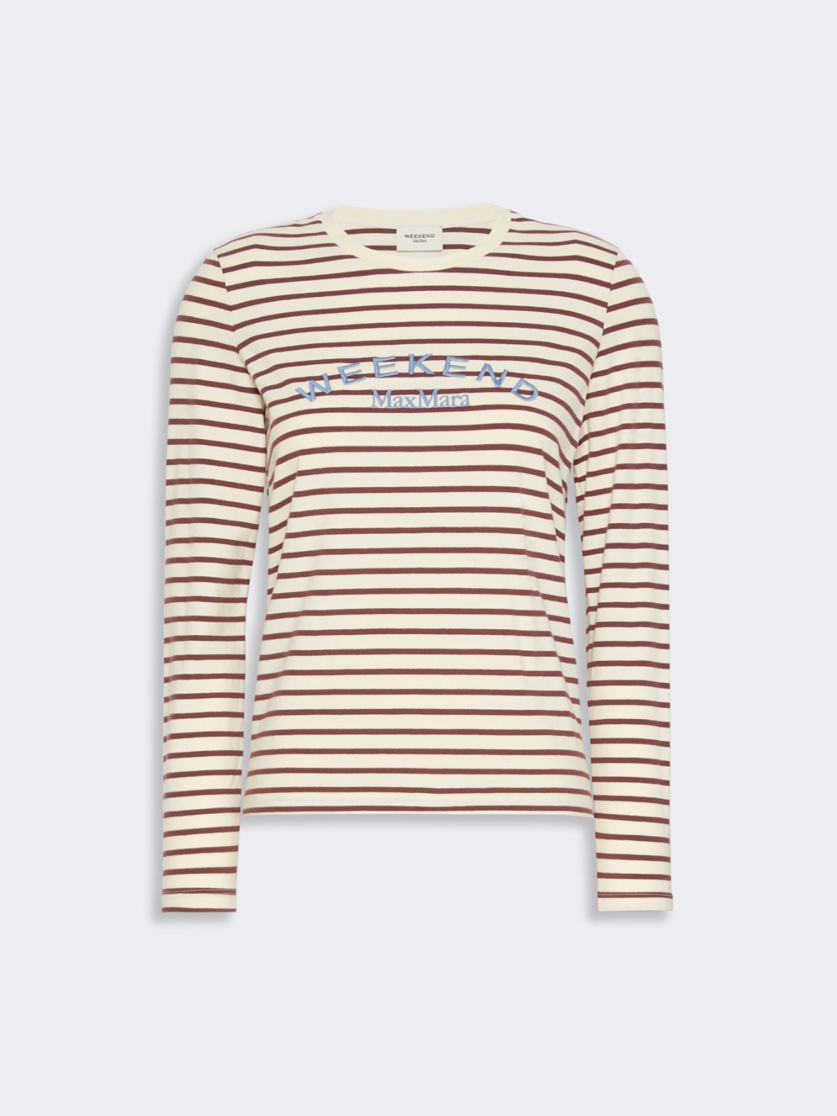 Long-sleeved jersey T-shirt - BORDEAUX - Max Mara - 6