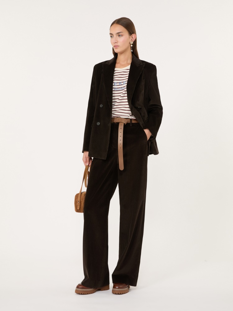 Long-sleeved jersey T-shirt - BORDEAUX - Max Mara