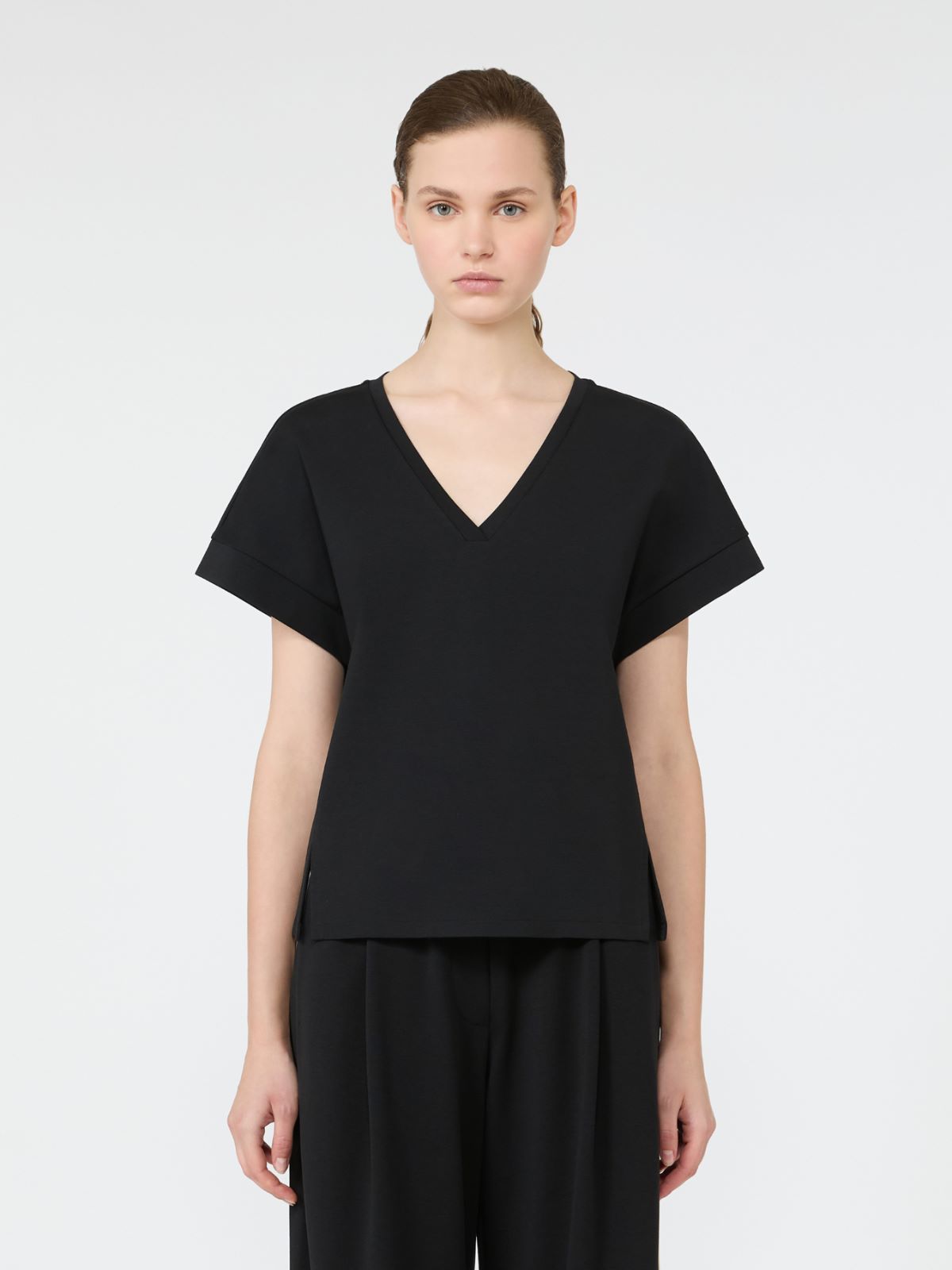 [カリッフォ] ミラノ ジャージー Tシャツ - BLACK - マックスマーラ公式サイト - 2