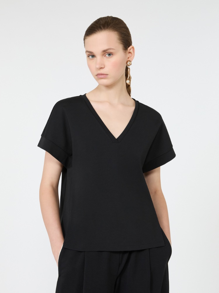 [カリッフォ] ミラノ ジャージー Tシャツ - BLACK - マックスマーラ公式サイト - 4