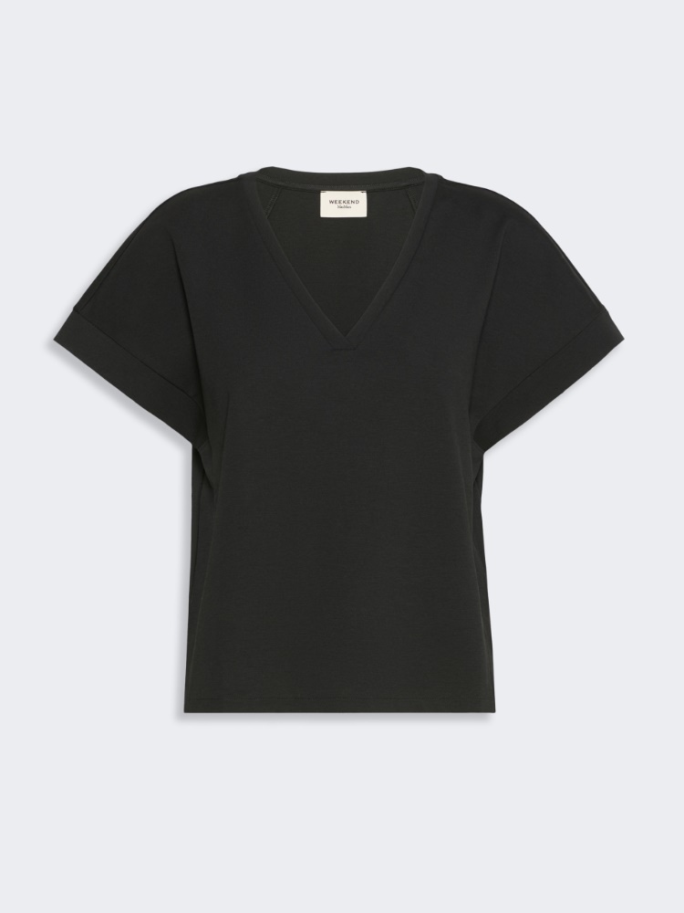 [カリッフォ] ミラノ ジャージー Tシャツ - BLACK - マックスマーラ公式サイト - 5