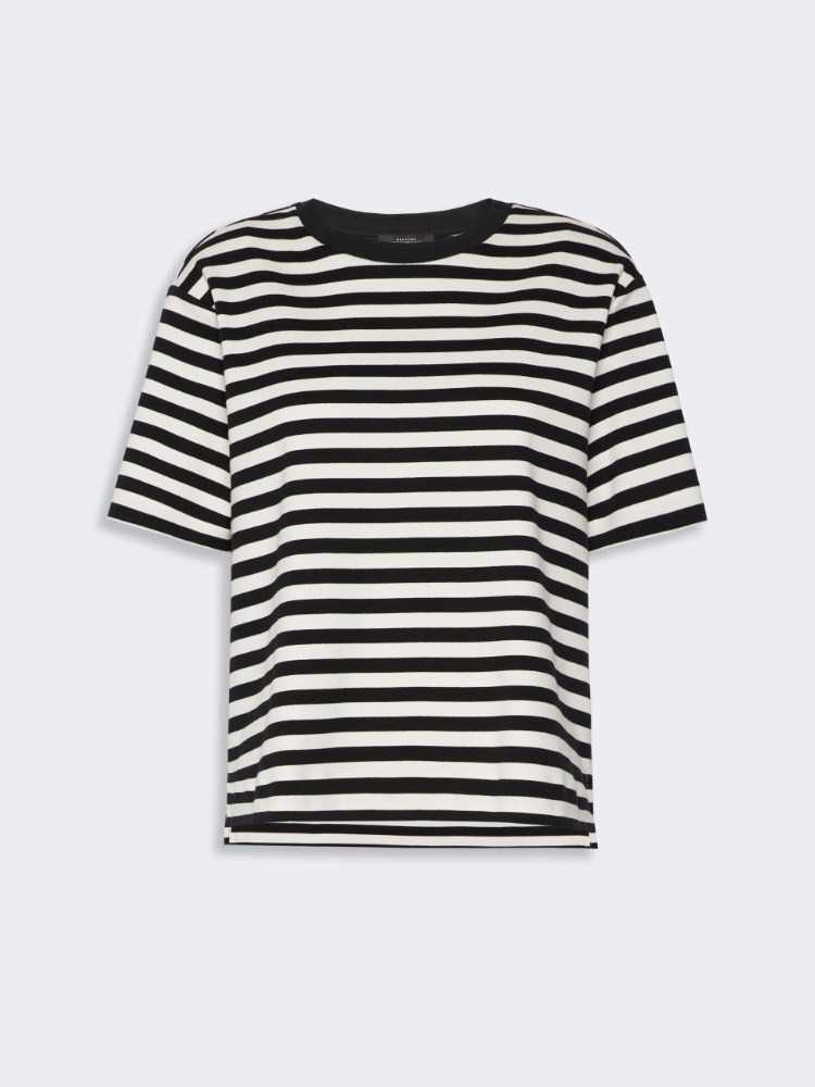 Jersey boxy T-shirt - BLACK - 6