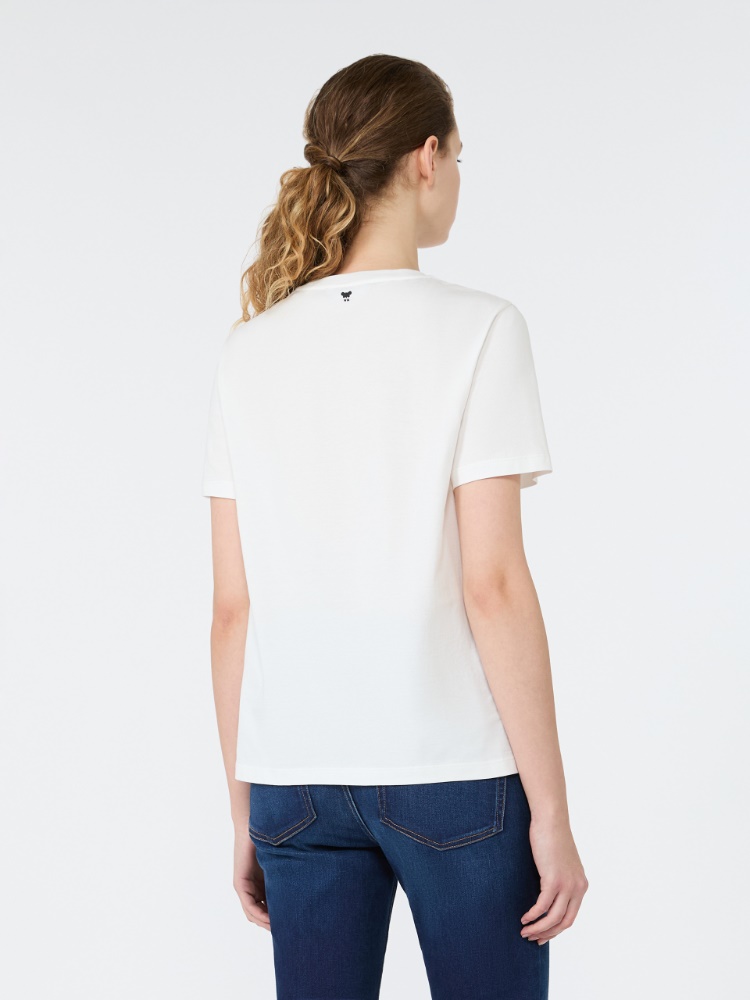 [エディソン] コットン プリント Tシャツ - WHITE - Max Mara - 3