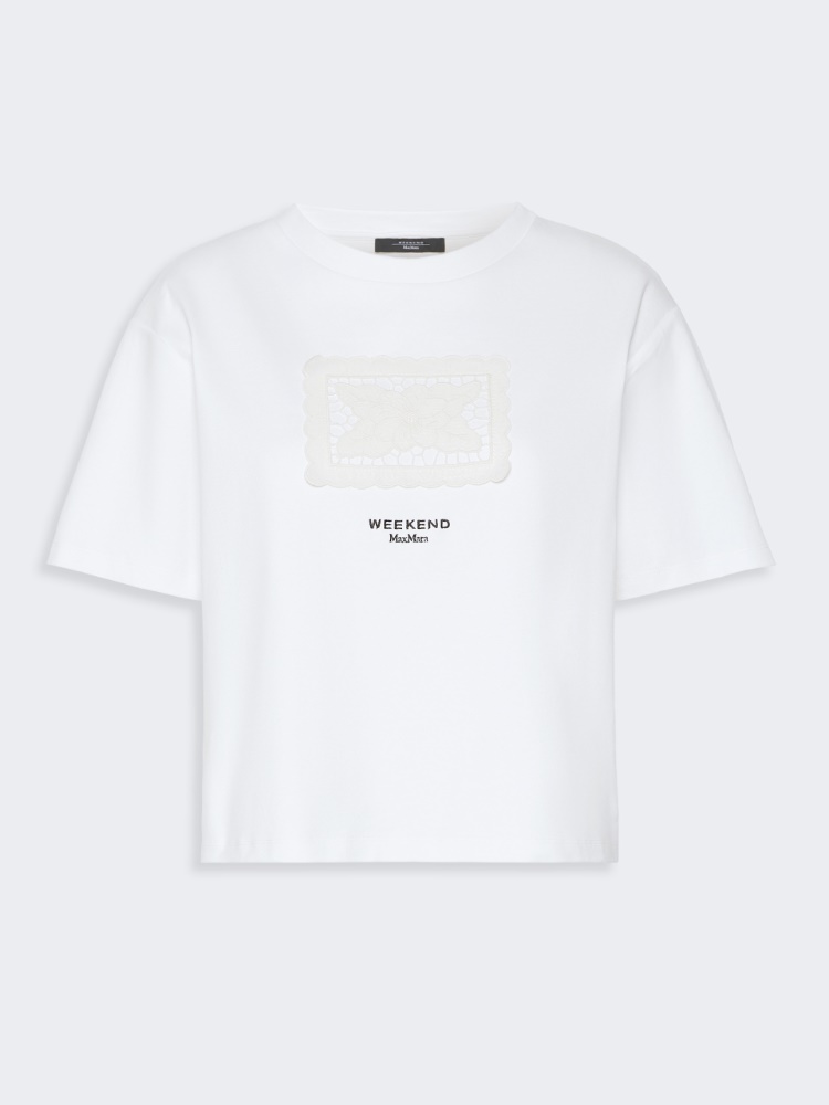 Boxy-fit cotton T-shirt - WHITE - 6