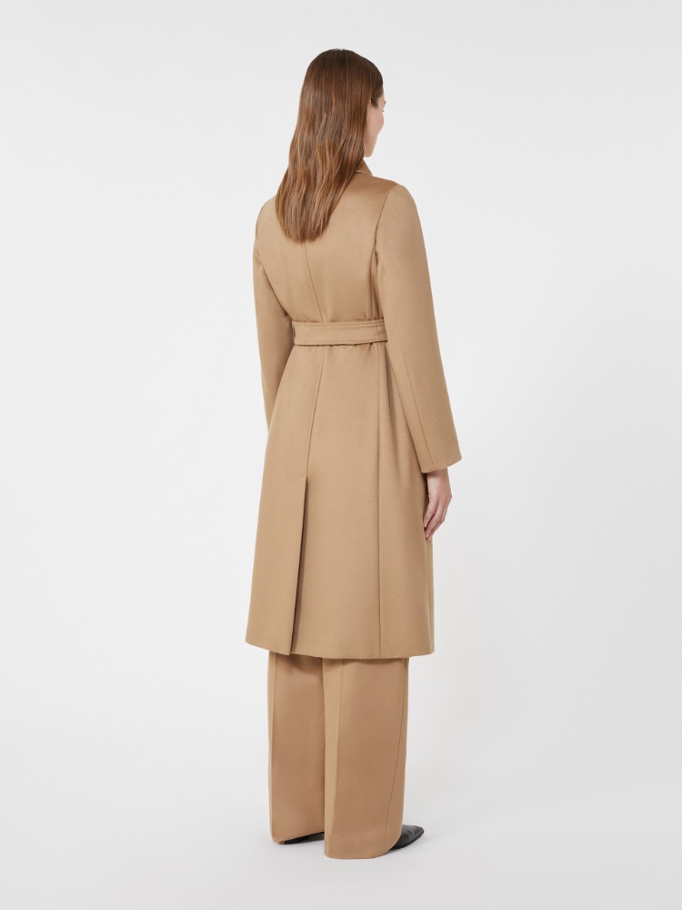 Wool robe coat - CAMEL - 3