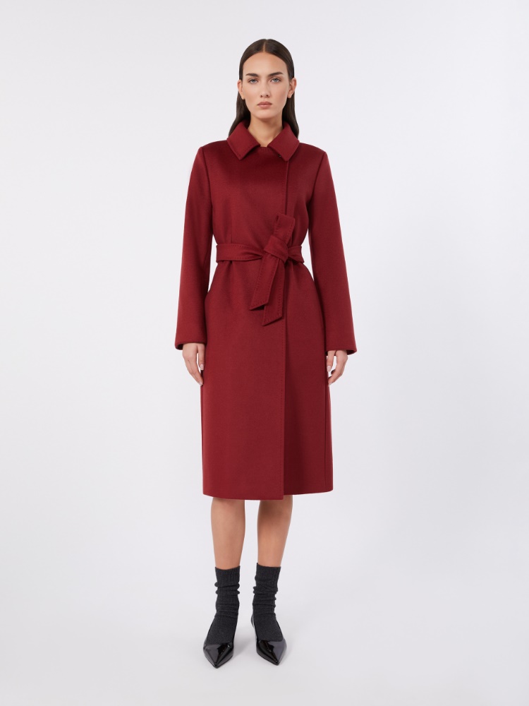 Wool robe coat - RUBY - 2