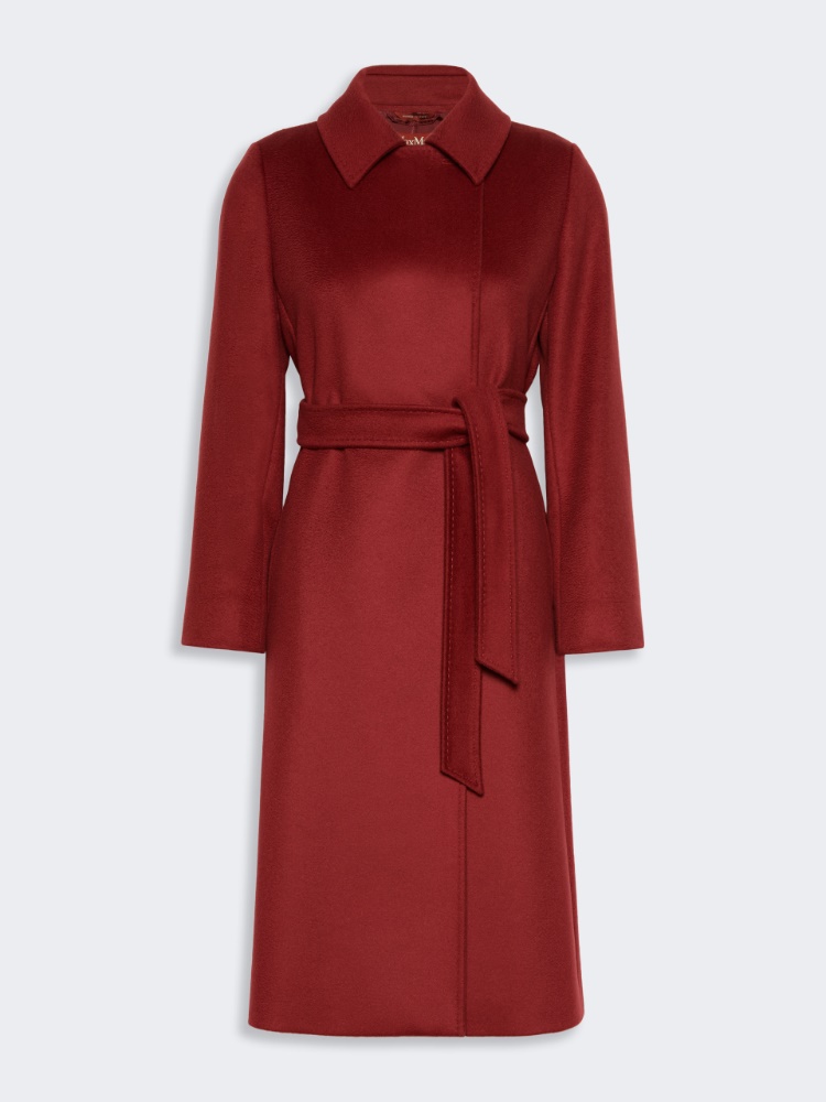 Wool robe coat - RUBY - 5