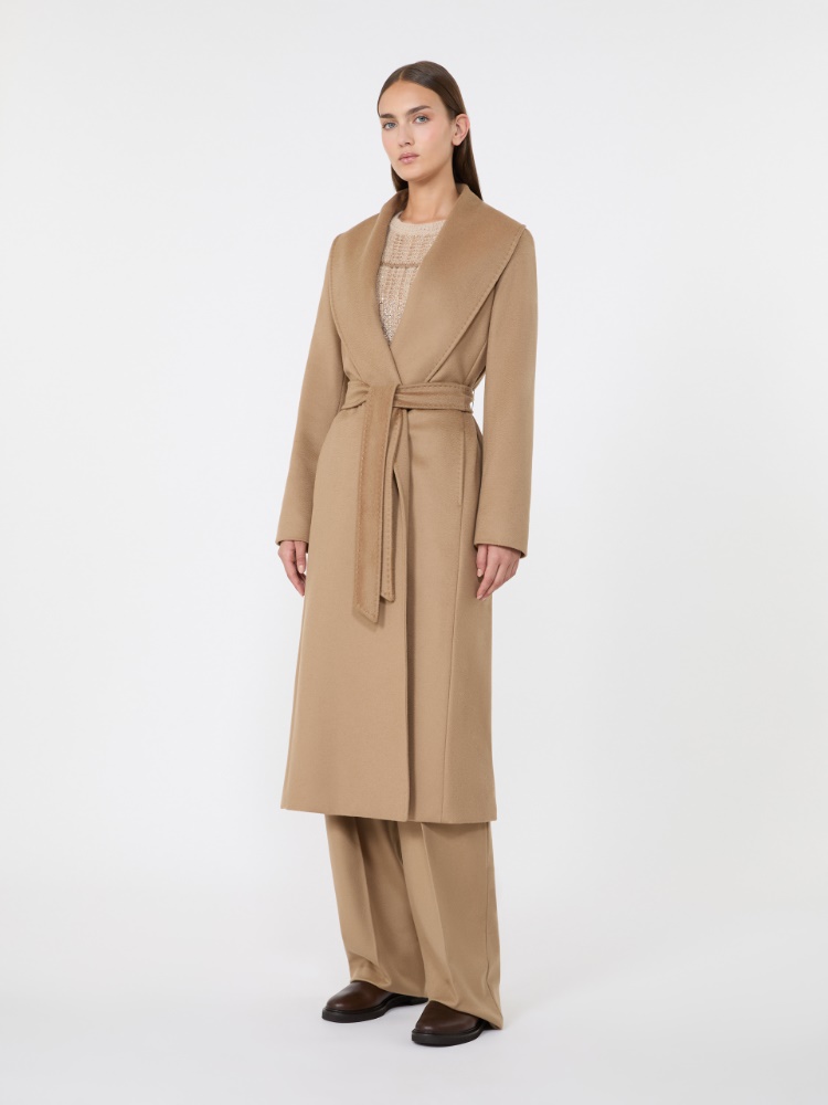 Abrigo tipo batín de lana - CAMEL - Max Mara - 2