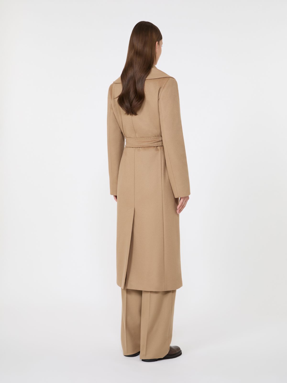 Abrigo tipo batín de lana - CAMEL - Max Mara - 3
