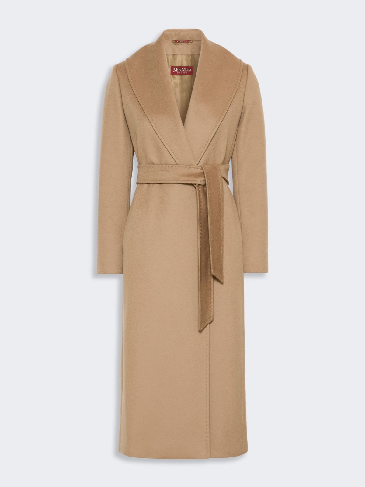 Abrigo tipo batín de lana - CAMEL - Max Mara - 5