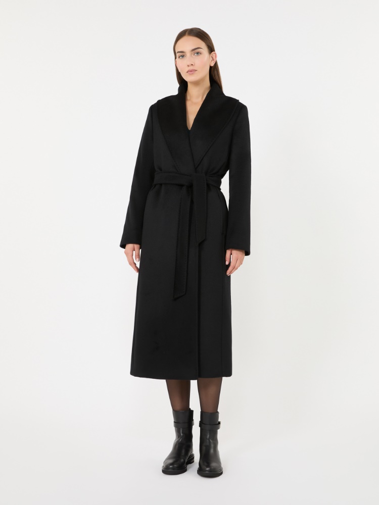Wool wrap coat - BLACK - Max Mara - 2