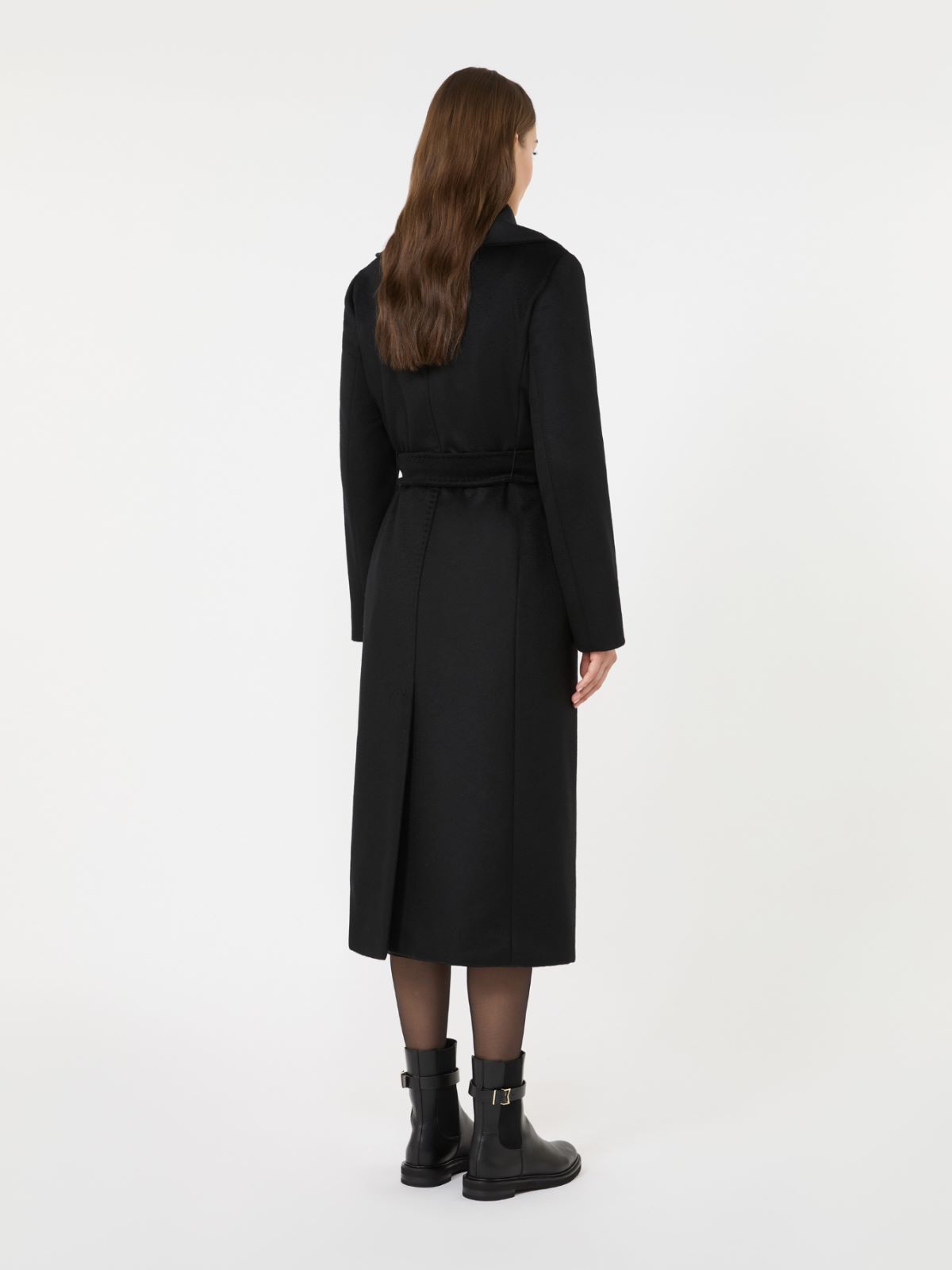 Wool wrap coat - BLACK - Max Mara - 3