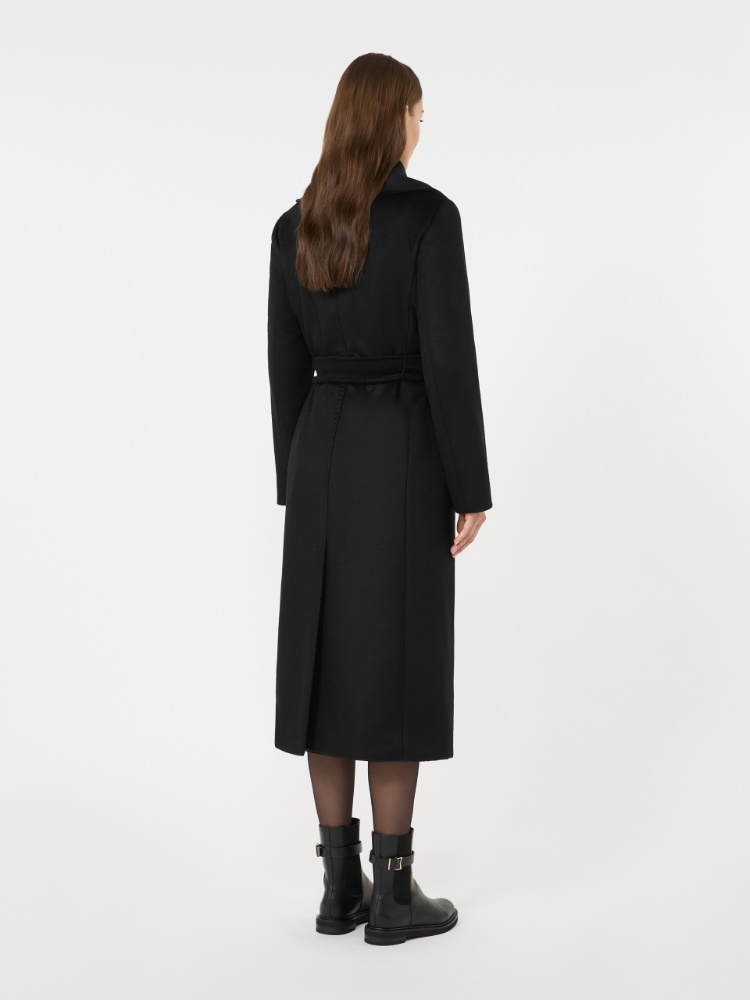 Wool wrap coat - BLACK - Max Mara - 3