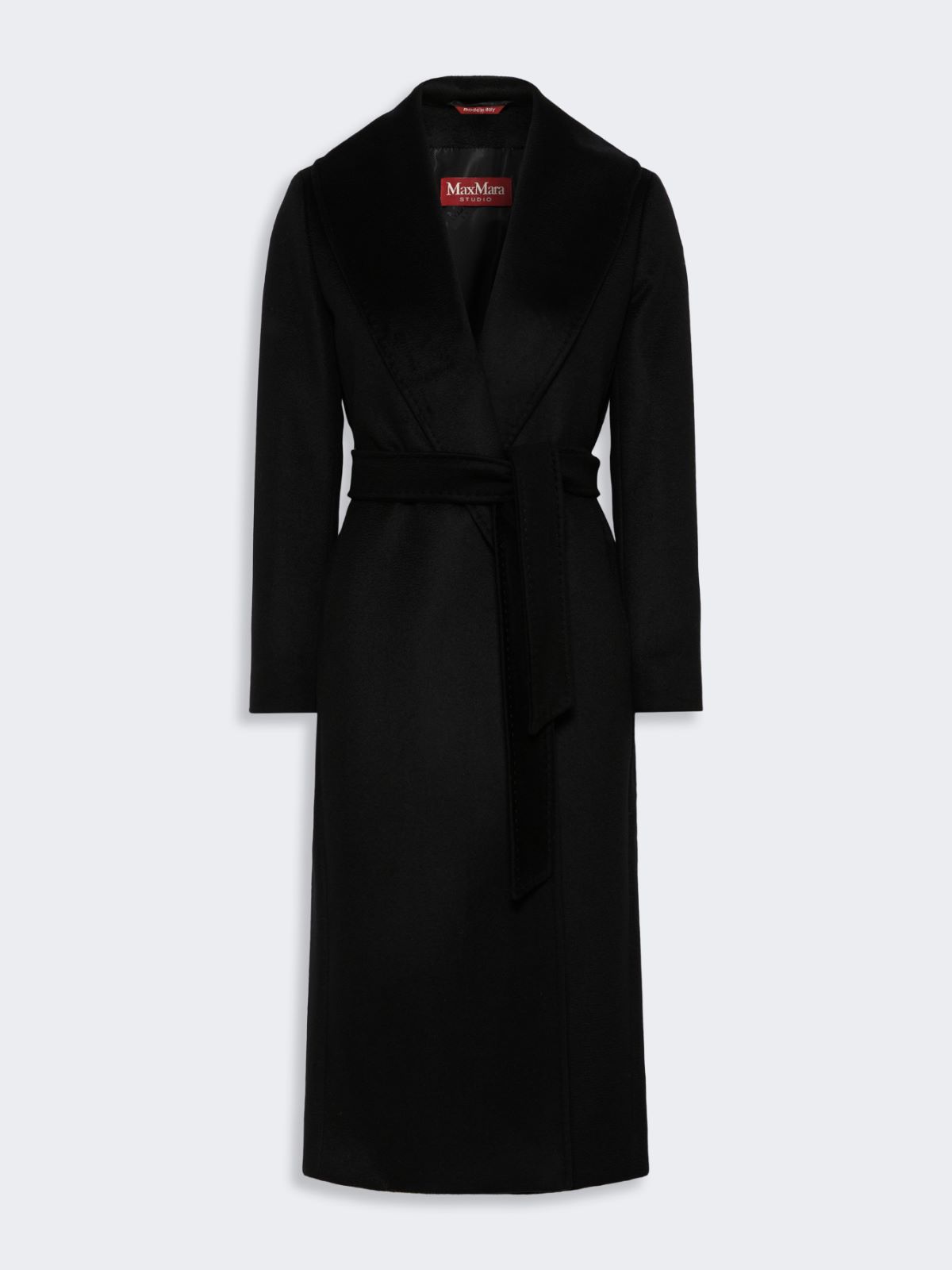 Wool wrap coat - BLACK - Max Mara - 5