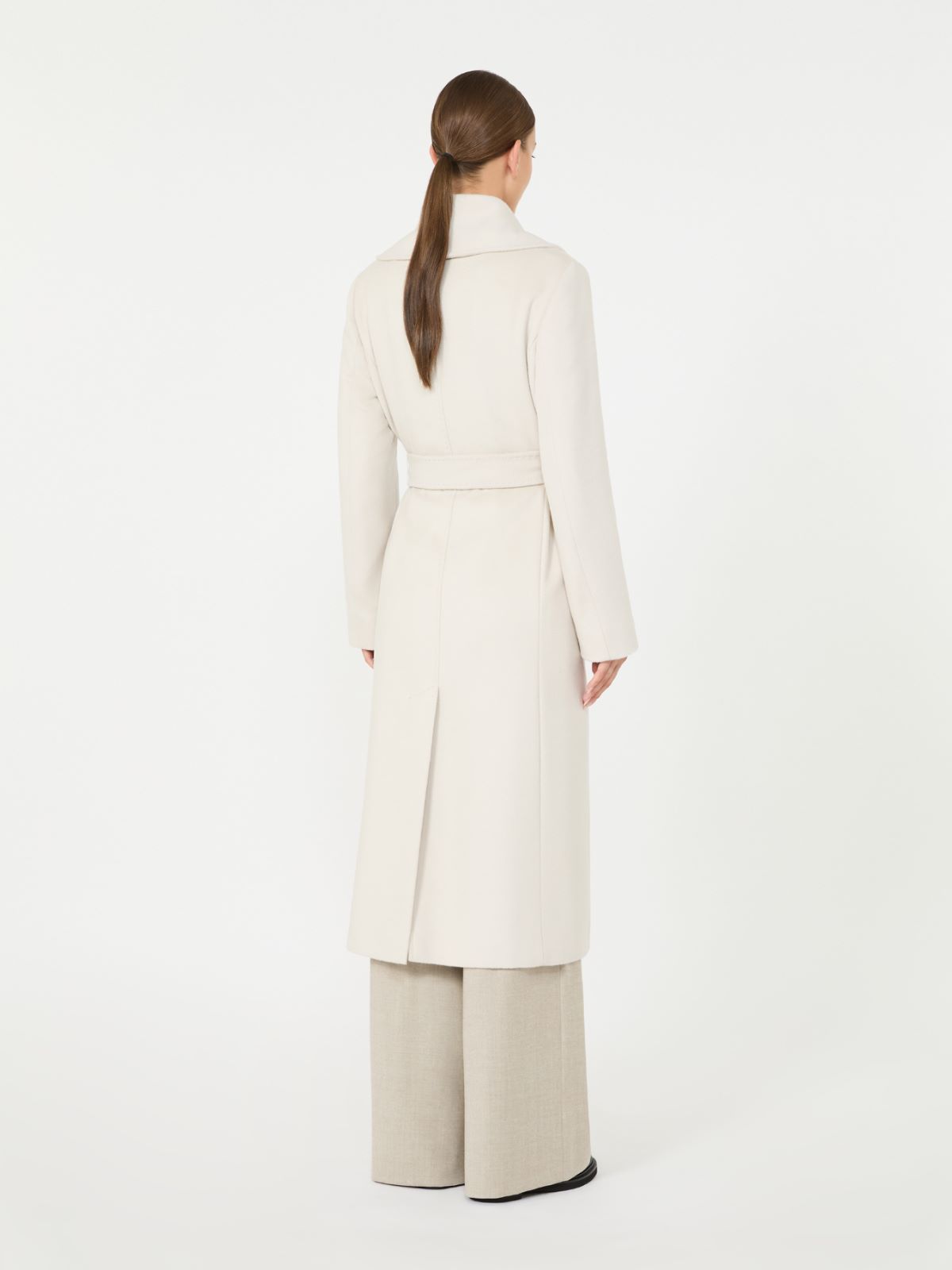 Wool wrap coat - BEIGE - Max Mara - 3