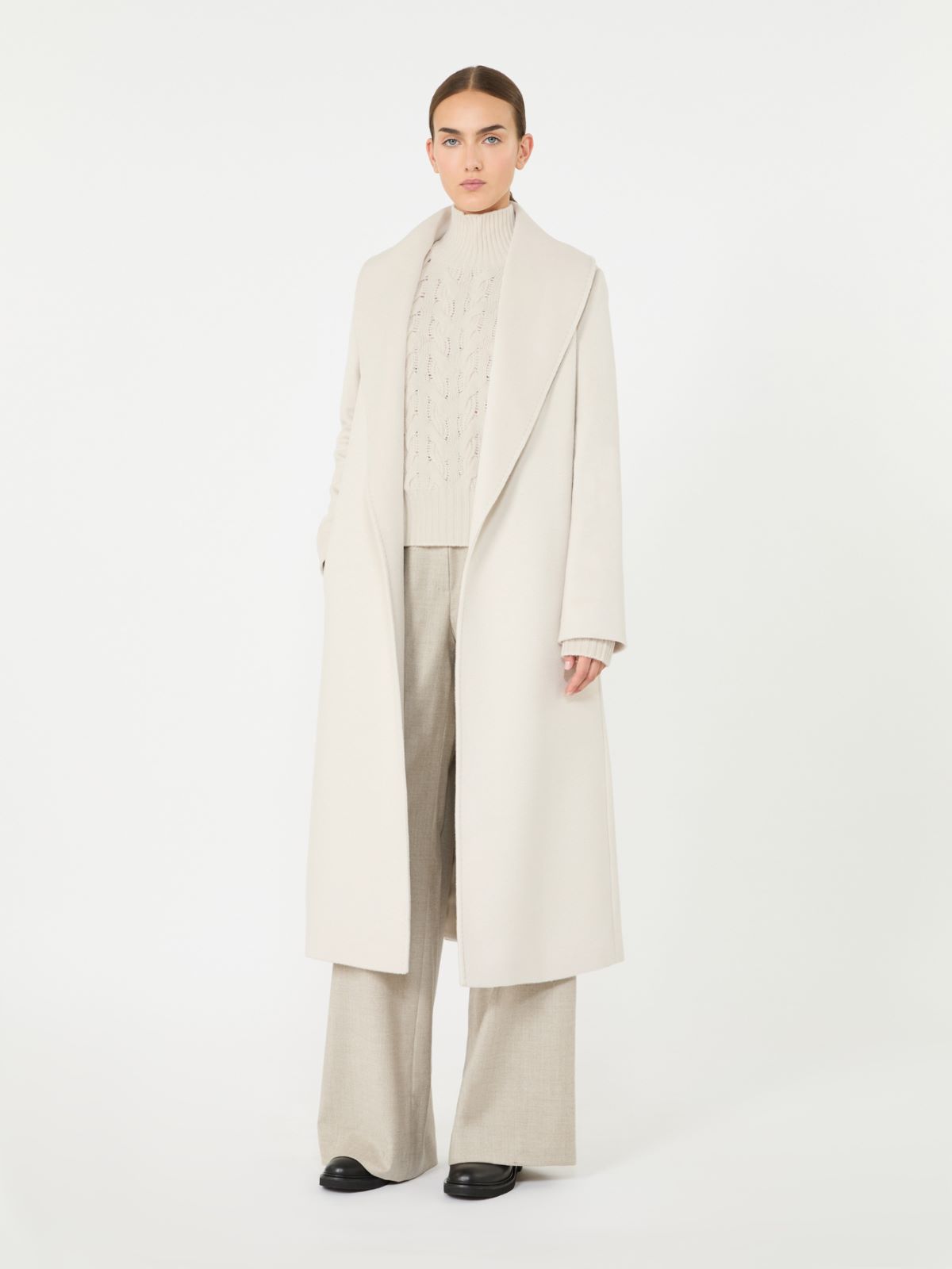 Wool wrap coat - BEIGE - Max Mara