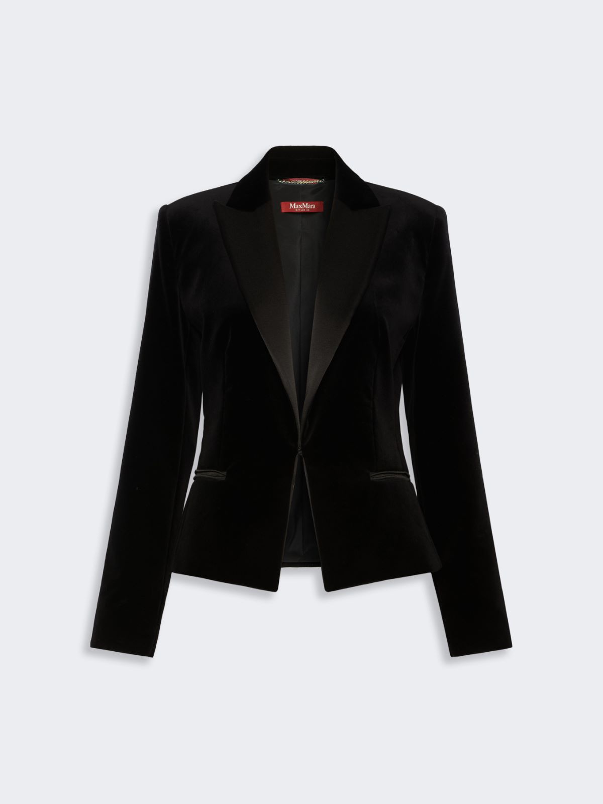 Velvet Tuxedo jacket - BLACK - Max Mara - 5
