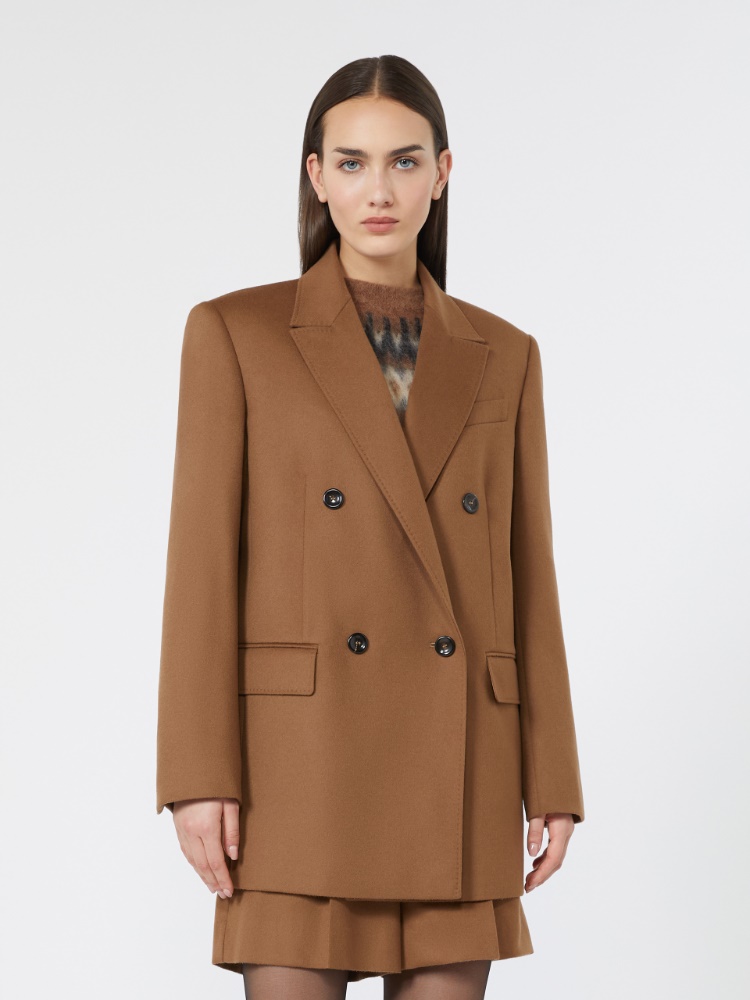 Wool broadcloth blazer - TOBACCO - Max Mara - 2