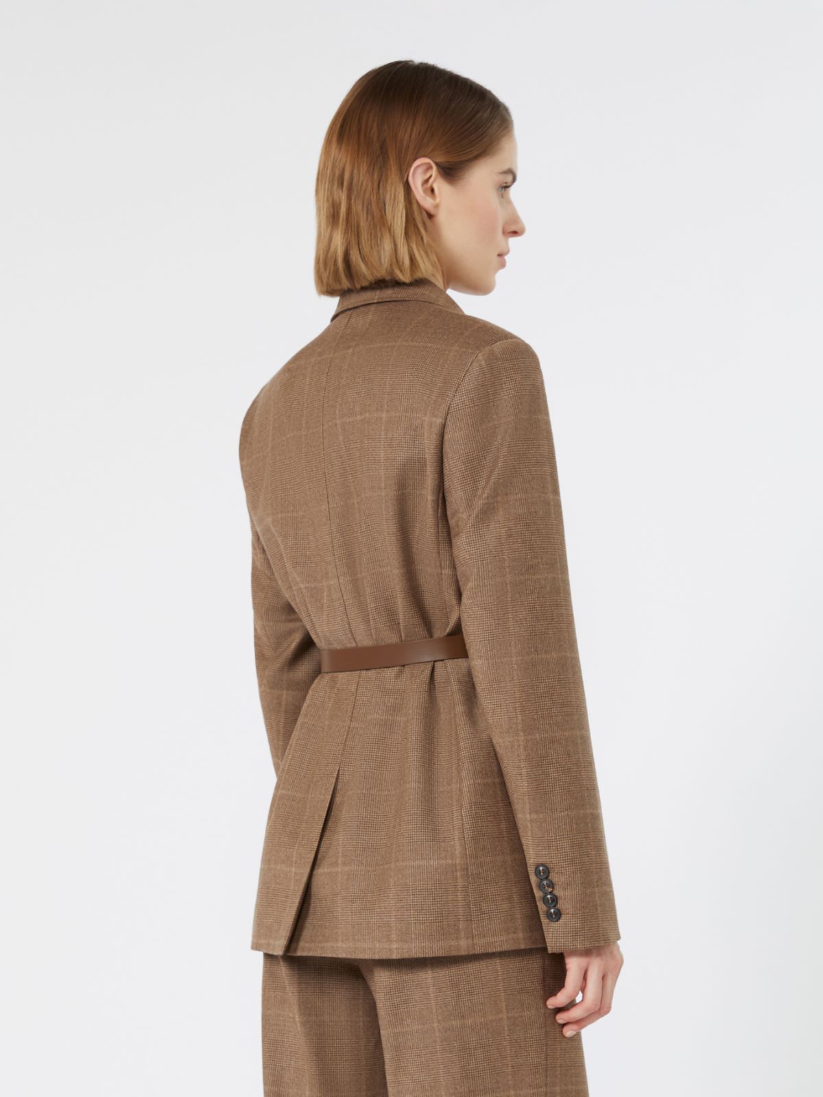 Wool flannel blazer - CAMEL - Max Mara - 3