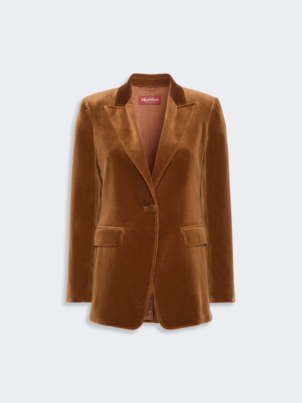 Blazer aus glattem Samt - TABACK - Max Mara - 4