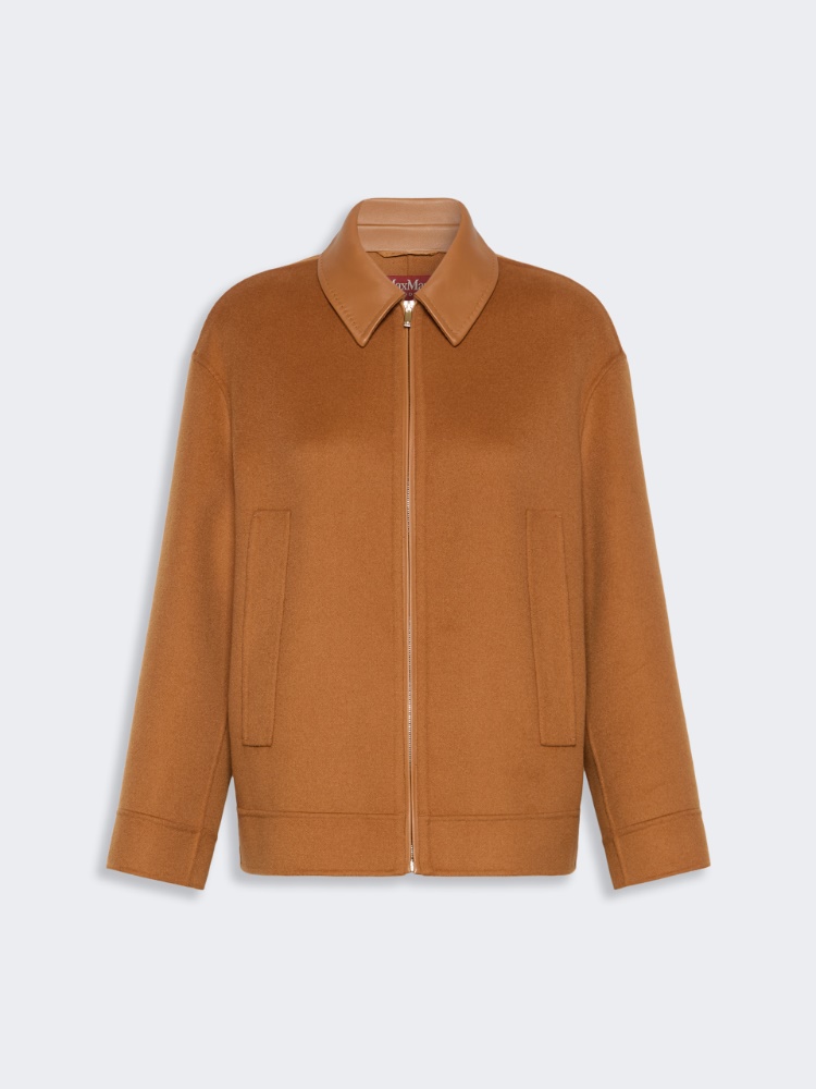 Double wool, cashmere and silk coat - CARAMEL - 6
