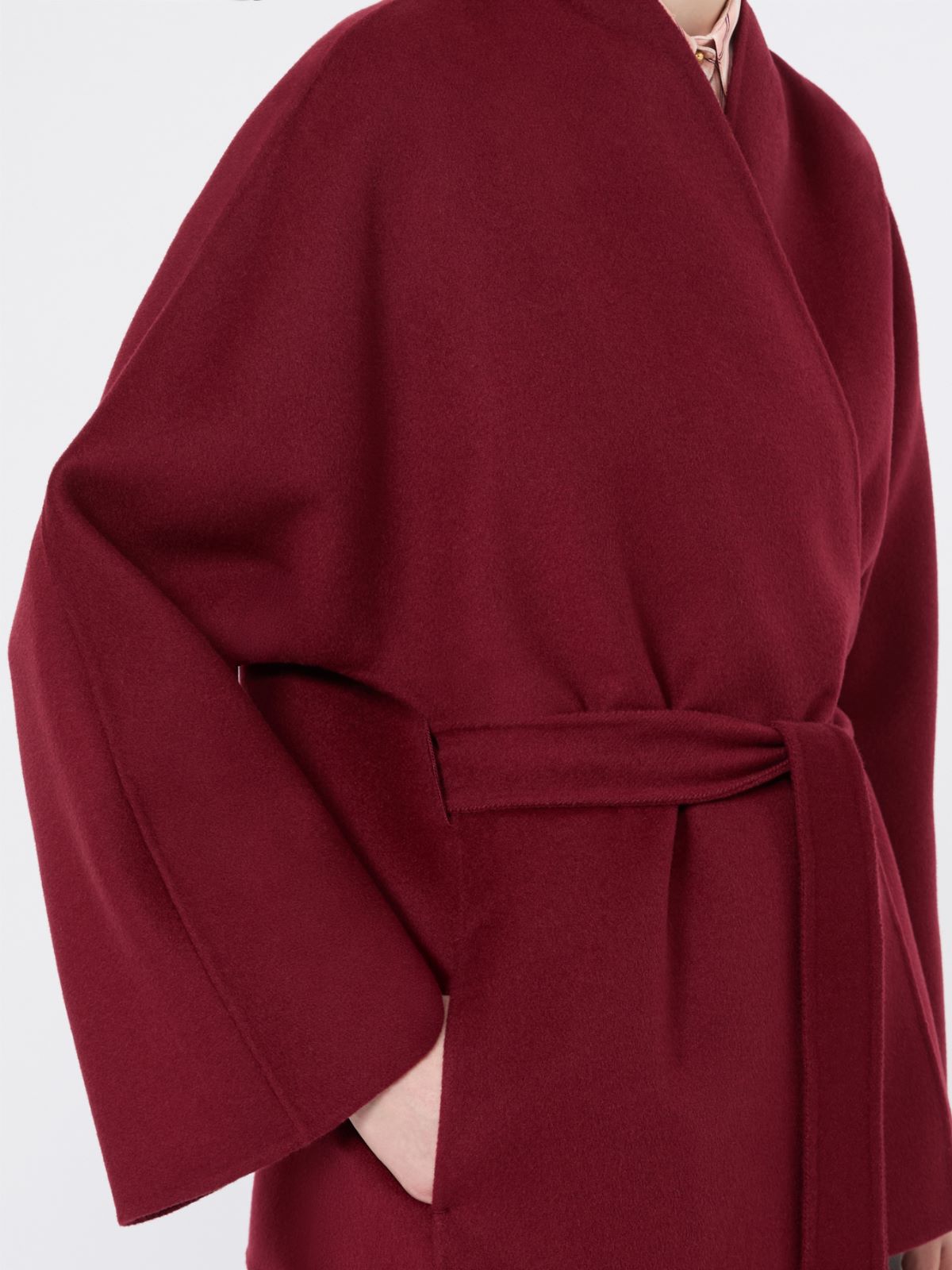 Abrigo tipo cárdigan de lana, seda y cachemira - RUBI - Max Mara - 4