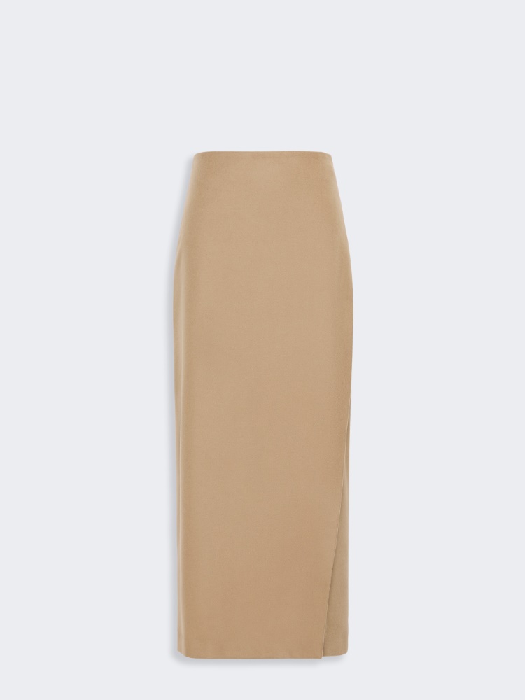 Wool wrap skirt - CAMEL - Max Mara - 5