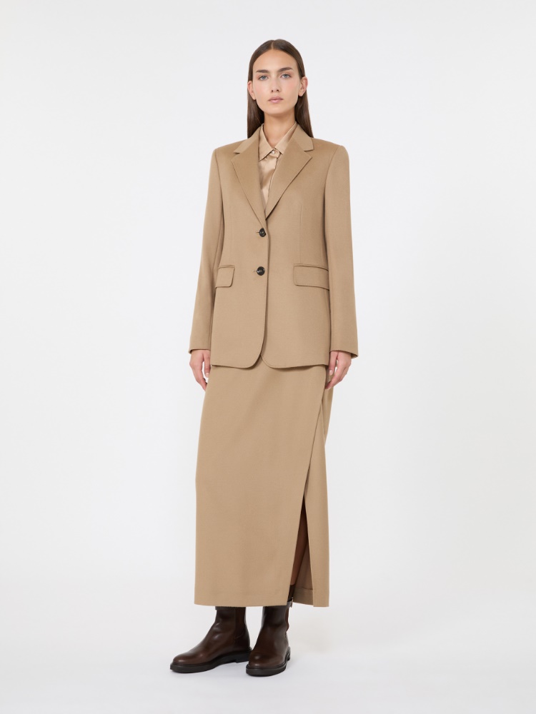 Wool wrap skirt - CAMEL - Max Mara