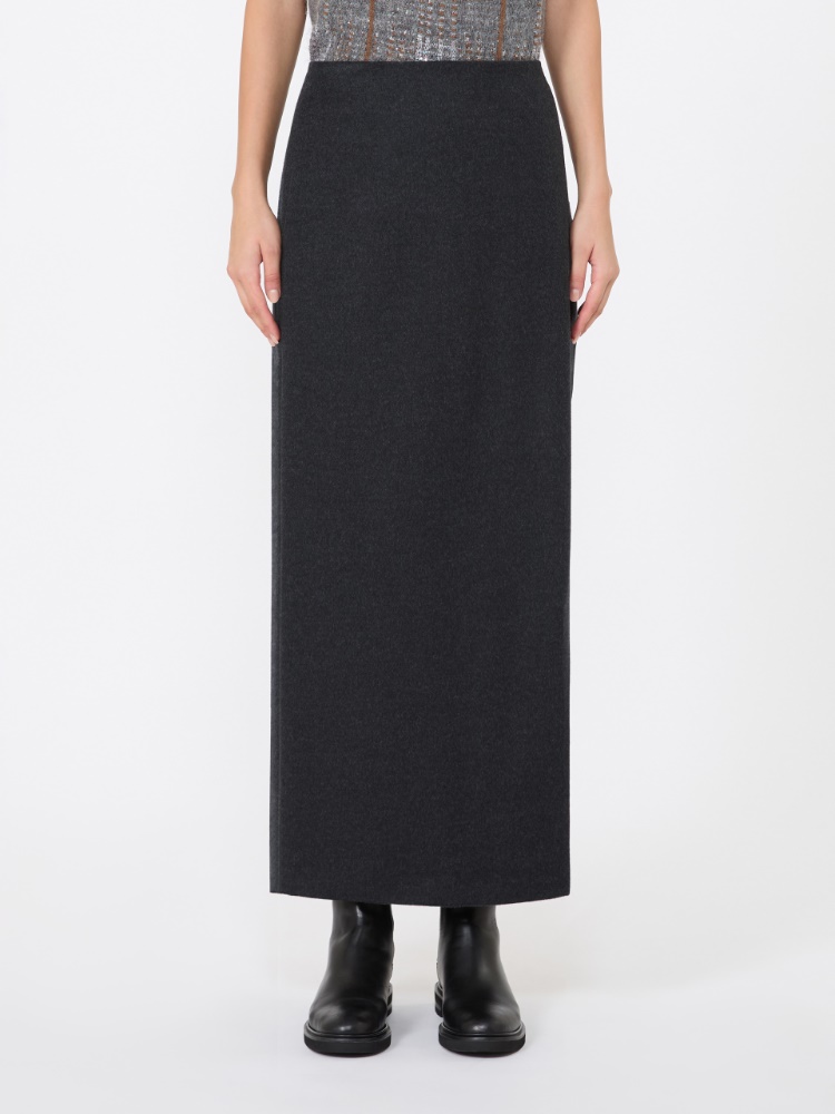 Wool wrap skirt - DARK GREY - Max Mara - 2