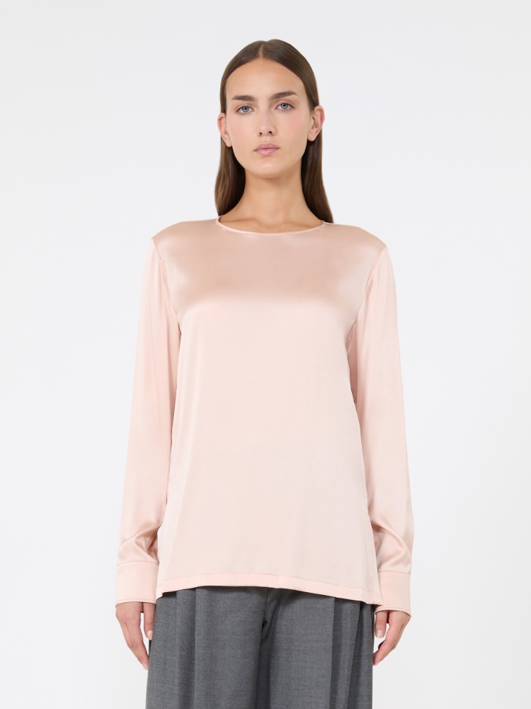 Blusa de raso de seda - ROSA - Max Mara - 2