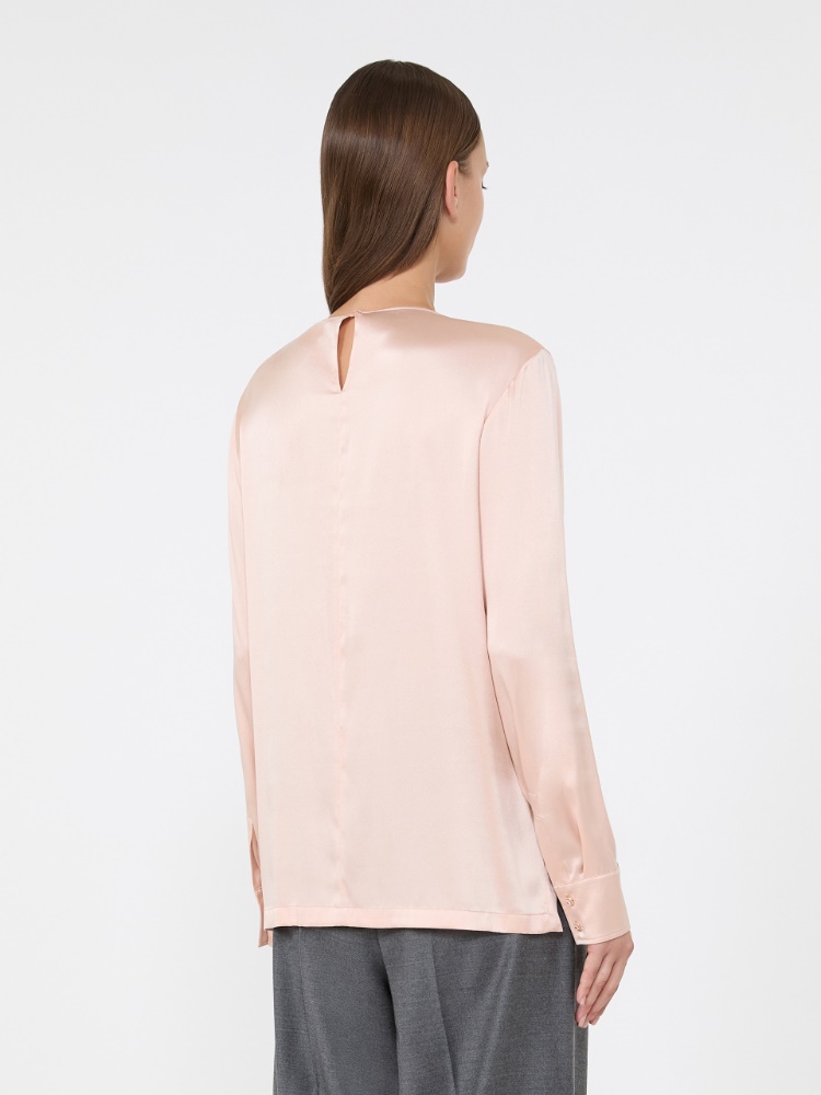Blusa de raso de seda - ROSA - Max Mara - 3