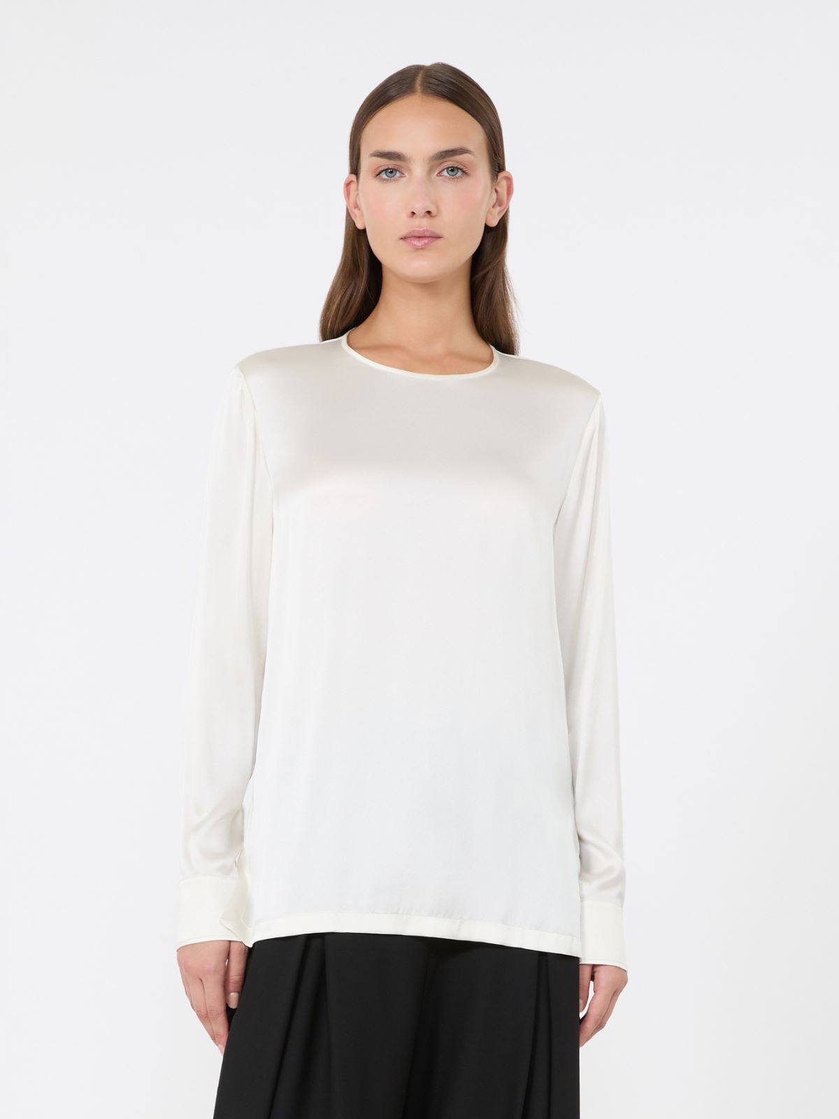 Blusa de raso de seda - SEDA - Max Mara - 2