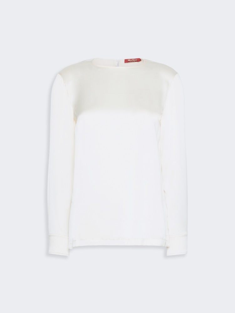 Blusa de raso de seda - SEDA - Max Mara - 5